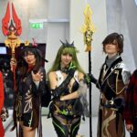 happy otakus cosplayers